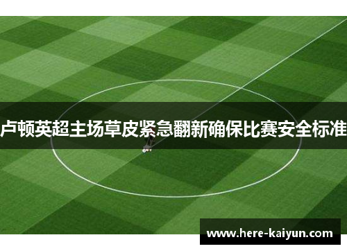 卢顿英超主场草皮紧急翻新确保比赛安全标准